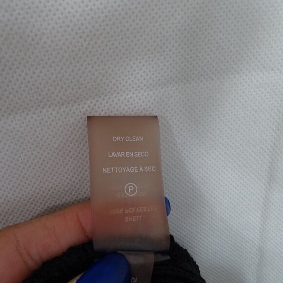 Calvin Klein Black Jacket Open Front Women Size L Plush Textured Long Sleeve - Picture 6 of 10